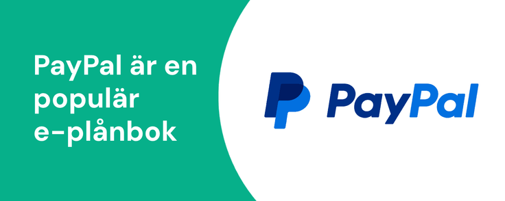PayPal är en populär e-plånbok som kan användas vid betalning på casino online